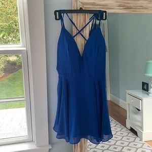 Blue formal dress
